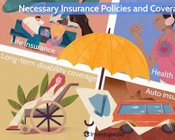 Image of person holding different types of insurance policies