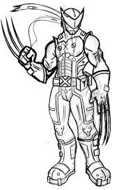 Image result for coloring pages wolverine