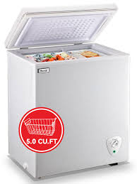 Amazon.com: 5.0 Cu.Ft Chest Freezer WANAI Deep Freezers ...