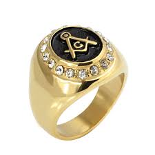 Resultado de imagen para anillo masonico oro