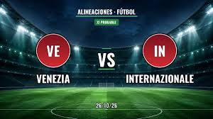 Alineaciones de Venezia contra Internazionale