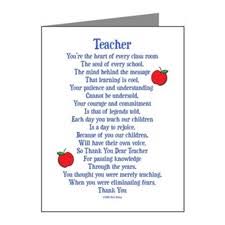 Teacher Appreciation Thank You Cards | Teacher Appreciation Note ... via Relatably.com
