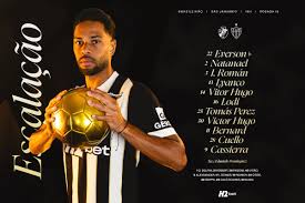 Veja a escalação do Atlético-MG para o jogo contra o Vasco