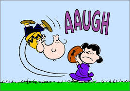 Image result for lucy charlie brown football
