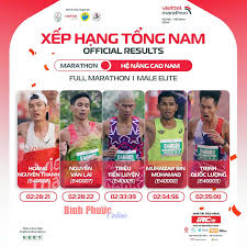 Hoàng Nguyên Thanh về nhất ấn tượng Giải Viettel Marathon Hà Nội - Việt Nam 2024