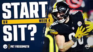 Pat Freiermuth Fantasy Week 4 Start or Sit: Replacement Level, With Better Options This Week