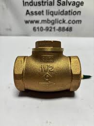 C 1 1/2” Bronze Swing Check Valve NPT 125 S 200 CWP – Moses ...
