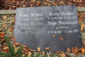 Grab von Minna Richter (geb. Müller) (05.05.1872-04.03.1955 ...