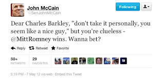 John McCain Offers Charles Barkley Bet on Election - Business Insider via Relatably.com