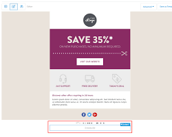 Image of Email unsubscribe link at the bottom