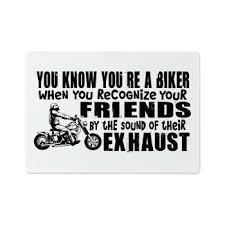 You know you&#39;re a biker when you recognize your friends by the ... via Relatably.com