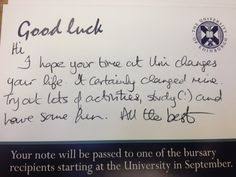 2012 Good luck notes to first year students on Pinterest ... via Relatably.com