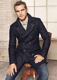Image result for pea coat fashion mens