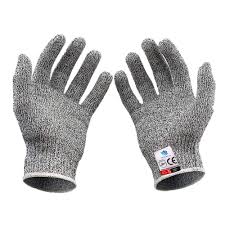 Unisex Grey Plain Anti Cut Glove, Size: Free Size at ₹ 220 ...