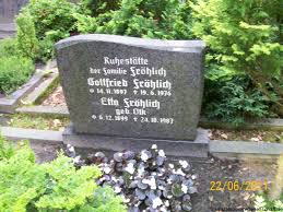 Grab von Gottfried Fröhlich (14.11.1897-19.06.1976), Friedhof Bargebur