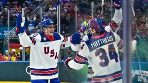 USA downs Germany, earns bye to Olympic men's hockey quarterfinals