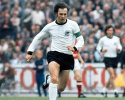 Franz Beckenbauer, joueur de football allemand