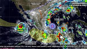 Pronóstico del tiempo, 4 de octubre de 2026