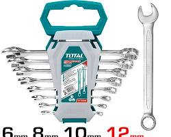 Image of Total 8pcs combination spanner set