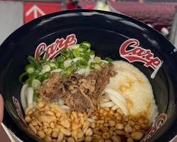 カープうどんの画像