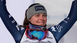 Breezy Johnson training for the Winter Olympics