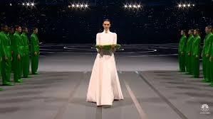 Vittoria Ceretti, Accomplished Model (and Leonardo DiCaprio’s GF), Struts Through Olympic Opening Ceremonies