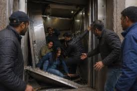 Hotel Lift Collapses in Srinagar, Six Tourists Injured