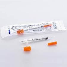 29 Gauge 1/2cc 1/2 inch Syringe - U 100 0.5ml Syringe with ...