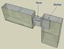 Mortise and tenon construction