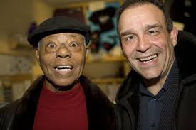 Legendary conguero Armando Peraza and Arturo Riera (Chairman of the Board of San Jose Jazz and Yerba ... - armando-arturo2
