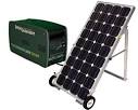 Solar power backup generator home