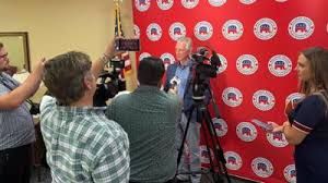 Tuberville boots reporter from Mobile campaign event
