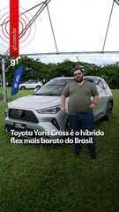 Toyota Yaris Cross: como anda o carro híbrido pleno flex mais barato do Brasil? Vale a pena?