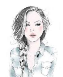 نتیجه تصویری برای عکس دختر نقاشی شده برای پروفایل تلگرام | عکس پروفایل دخترونه فانتزی زیبا جدید 96