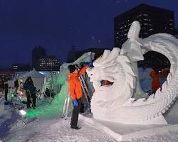 札幌雪祭 雪雕的圖片