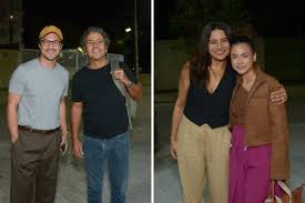 Elenco de ‘Três Graças’ celebra reta final com churrasco no RJ