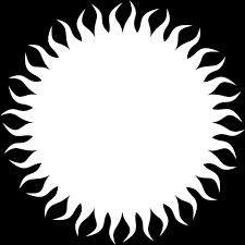 Image result for cartoon sun outline