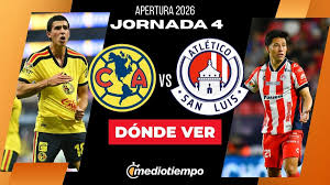 América vs. Atlético San Luis EN VIVO. Partido de la J4 Liga MX Apertura 2026 HOY — Mediotiempo