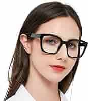 MARE AZZURO Large Square Reading Glasses +2.0 Women Oversized Readers 1.00 1.25 1.50 1.75 2.00 2.25 2.50 2.75 3.00 3.50 4.00 5.00 6.00 (Black, 2.0) - Product from Amazon.com