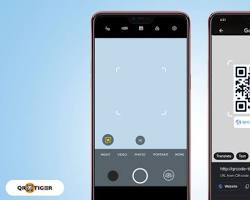 Image of Google Lens barcode scanner app