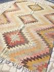 Pastel kilim rug