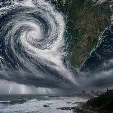 Ciclone extratropical gigante avança pelo Atlântico e coloca cinco estados brasileiros em alerta máximo com risco de temporais violentos, chuvas de 90 milímetros, granizo e ressaca no litoral bem no meio do feriadão de primeiro de maio