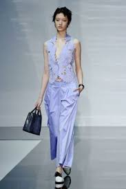 Image result for images of Giorgio Armani wide leg trousers on runway