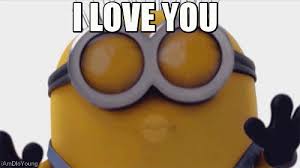 Résultat de recherche d'images pour "minion love you"