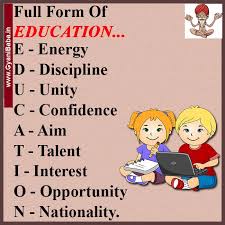 Full Form Of EDUCATION | GyaNi BaBa:Funny Pictures,Funny Videos ... via Relatably.com