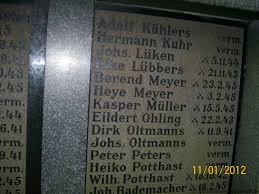 Grab von Kasper Müller (-15.05.1945), Friedhof Nüttermoor