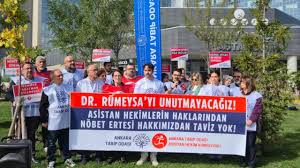 Doctors in Ankara honour Rümeysa Berin Şen and call for rest after night shifts