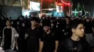 حضور پرشور شبانه زائران اربعین در طریق الحسین + فیلم