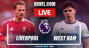 Liverpool vs West Ham LIVE Score Updates in Premier League Match
