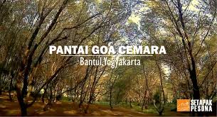 Hasil gambar untuk pantai goa cemara